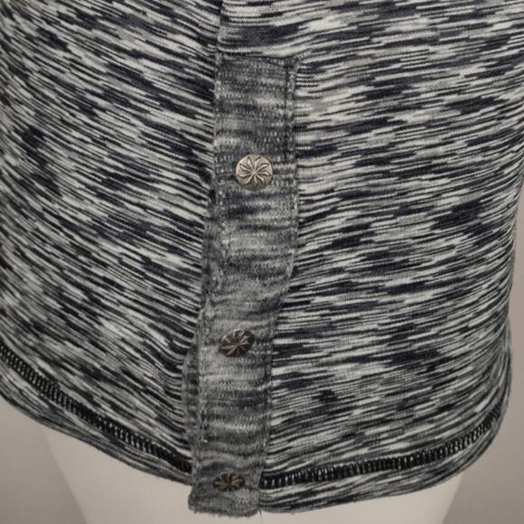 Athleta Gray Coastal Spacedye Fleece Pullover Size Small - Picture 12 of 16